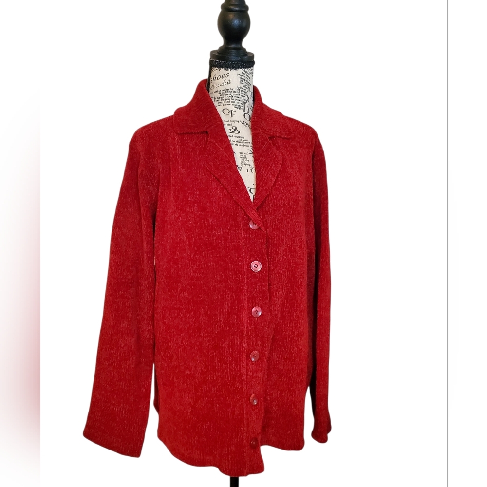 Preview International Red Cardigan Sweater